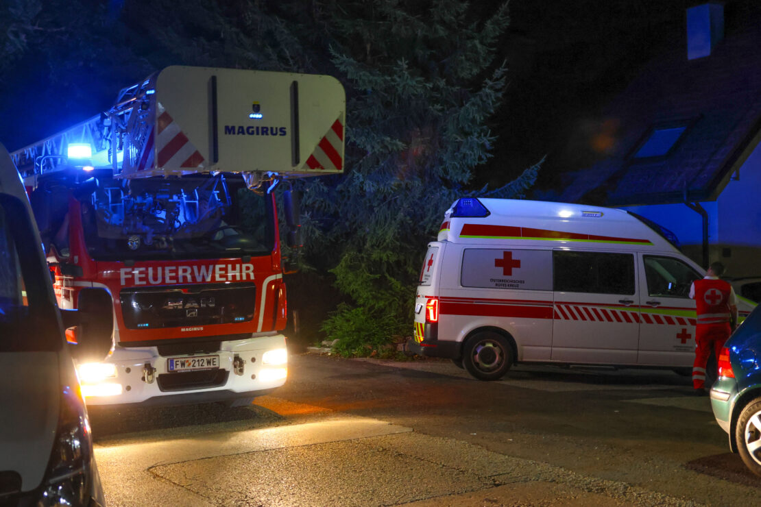 Angebranntes Kochgut in einer Wohnanlage in Wels-Lichtenegg sorgte kurzzeitig für größeren Einsatz